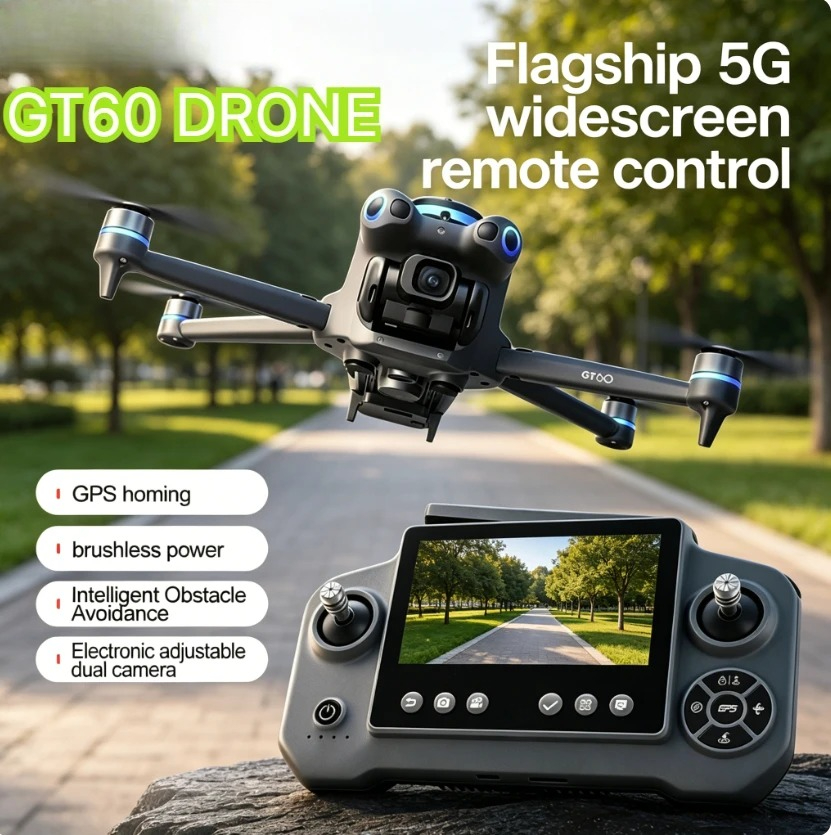 Drone Ae Rc - Оригинальный складной квадрокоптер GT60 с GPS,