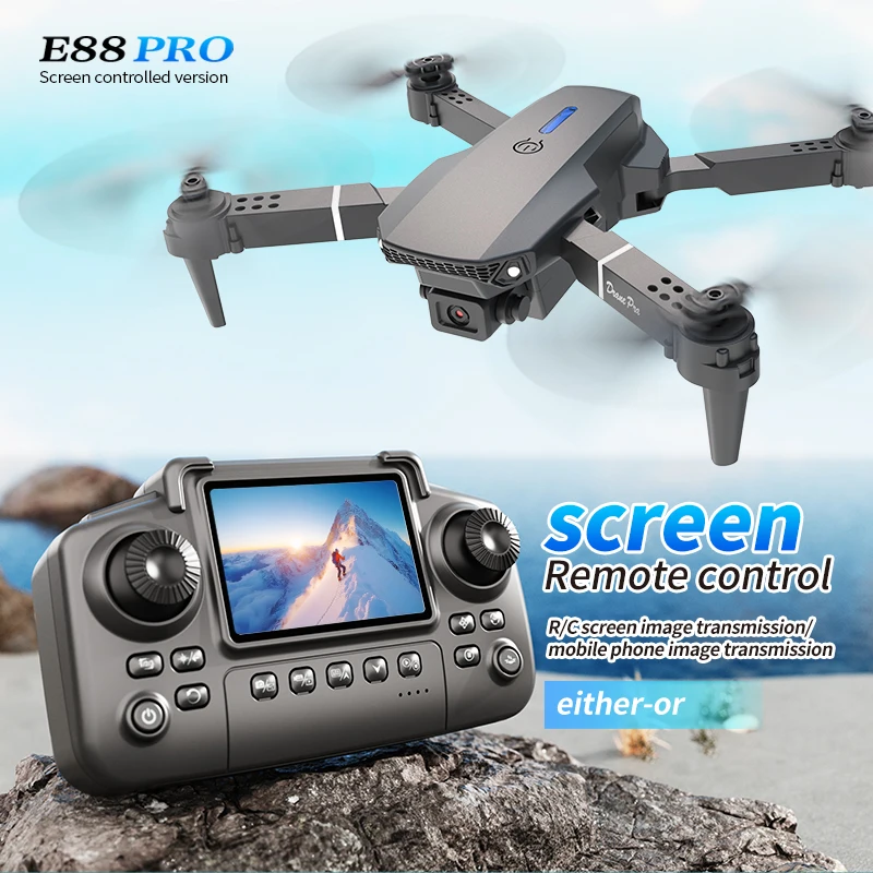 Профессиональный дрон E88 PRO  – обзор и цена Drone E88 Rc Quadcopter